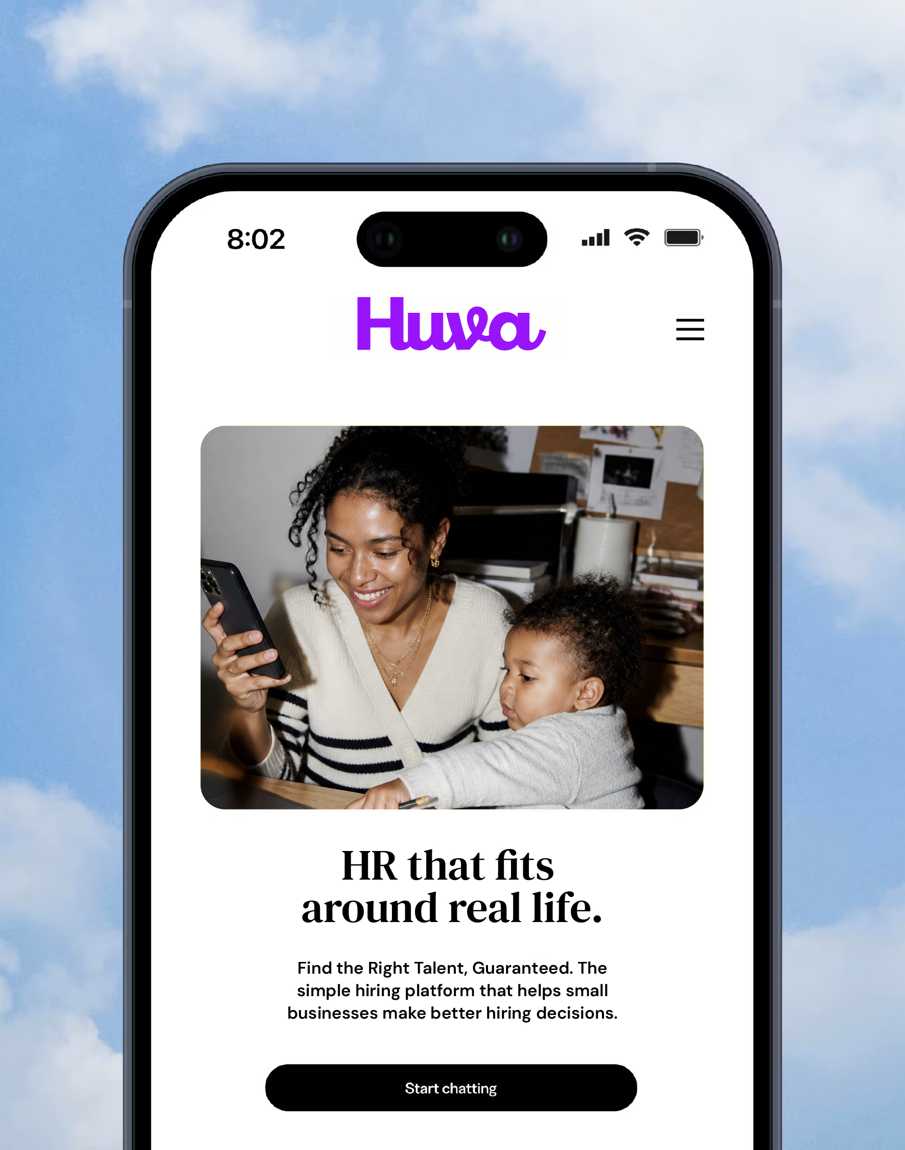 huva phone app